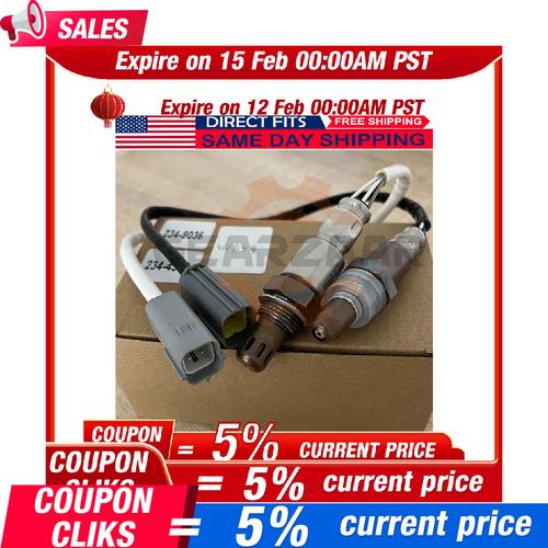 For 2010 2011 2012 13 Nissan Altima 2.5L 2 Pcs Upstream & Down Oxygen O2 Sensor