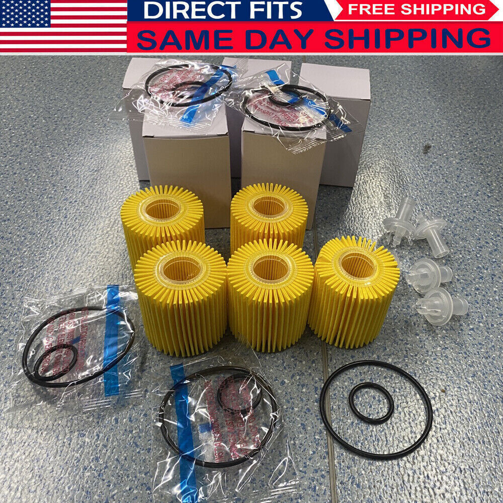Oil Filters 04152-31090 YZZA1 For Toyota Avalon Camry Sienna Lexus Scion /5 Sets
