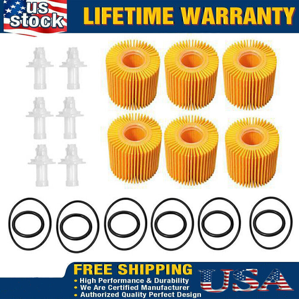 Oil Filters 04152-31090 YZZA1 For Toyota Avalon Camry Sienna Lexus Scion /5 Sets