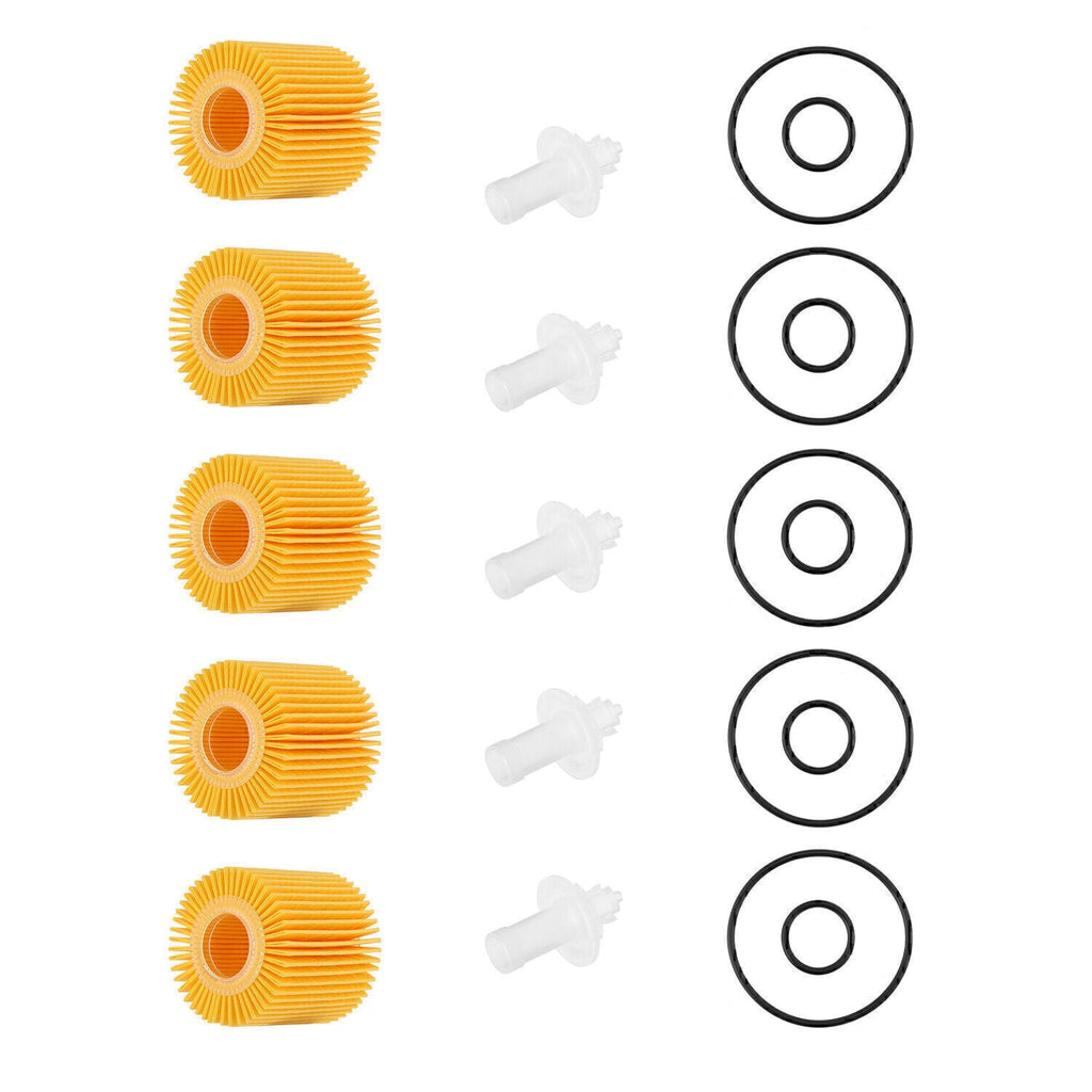 Oil Filters 04152-31090 YZZA1 For Toyota Avalon Camry Sienna Lexus Scion /5 Sets