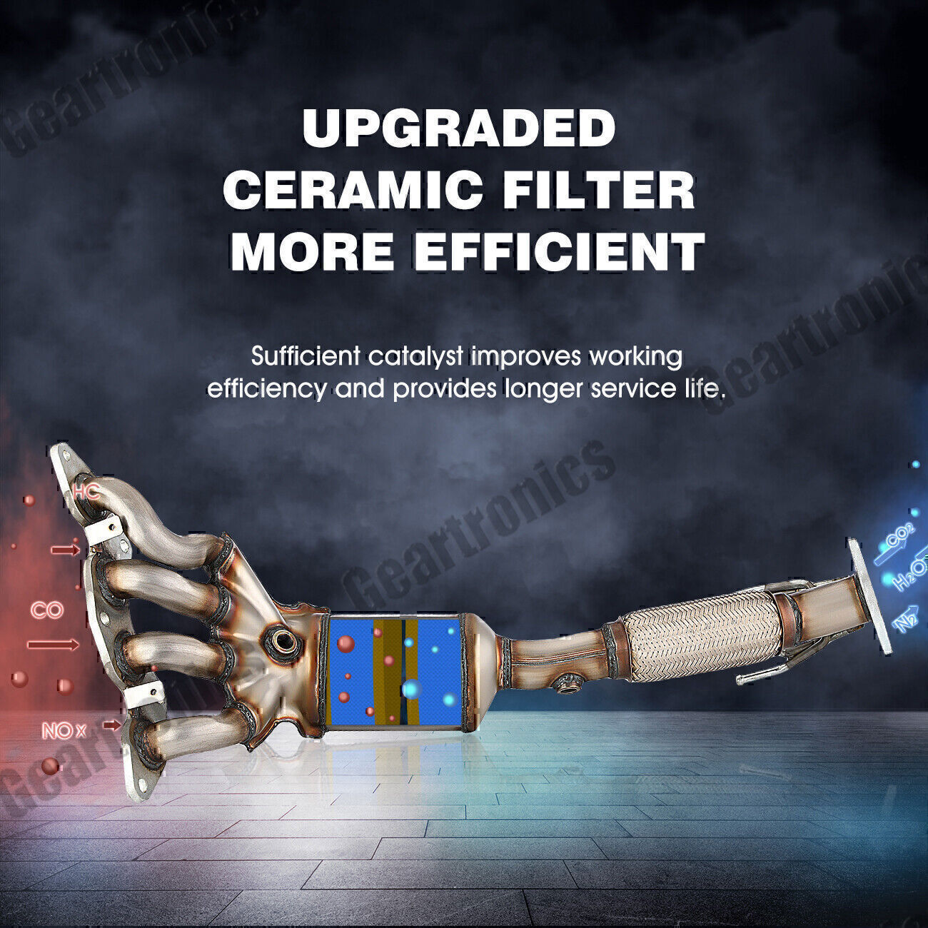 For Ford Focus 2012 13-2018 2.0L 4Cyl 30580 Exhaust Manifold Catalytic Converter