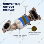 EPA Front Exhaust Catalytic Converter For 2013 2014 -2017 Honda Accord 2.4L