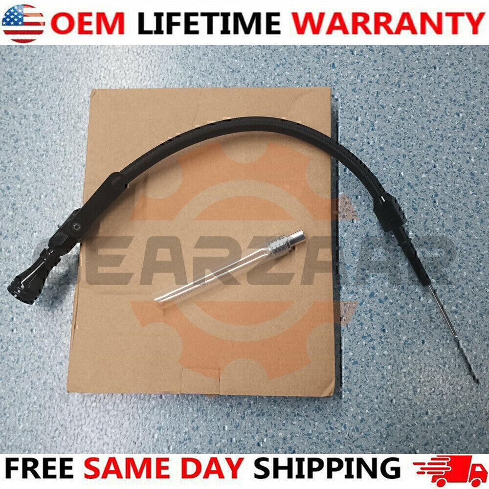 Stainless Flexible Oil Dipstick Black Fits LS LSX LS1 LS2 LS6 4.8L 5.7L 6.0 6.2L