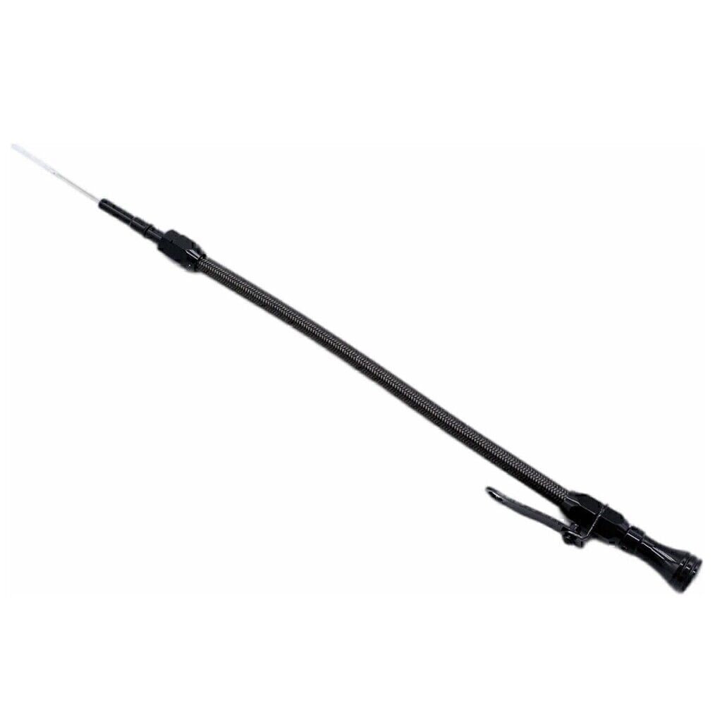 Stainless Flexible Oil Dipstick Black Fits LS LSX LS1 LS2 LS6 4.8L 5.7L 6.0 6.2L