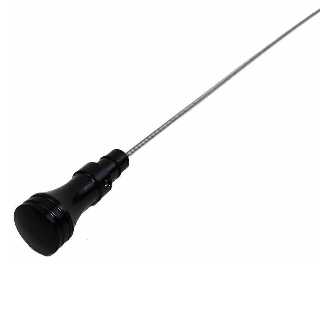 Stainless Flexible Oil Dipstick Black Fits LS LSX LS1 LS2 LS6 4.8L 5.7L 6.0 6.2L