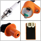 Fit GY6 50cc-150cc ATV SCOOTER MOPED RACING AC CDI BOX IGNITION COIL SPARK PLUG