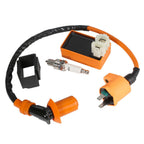 Fit GY6 50cc-150cc ATV SCOOTER MOPED RACING AC CDI BOX IGNITION COIL SPARK PLUG