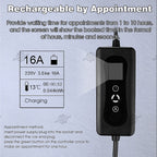 16A Portable EV Charger ElectricCar Charging Cable NEMA 6-20 EVSE 110V-220V NEW