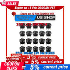 20pc ROCKER SWITCH Toggle 12V Led Light Car Auto Boat Round ON/ OFF SPST 20 AMP