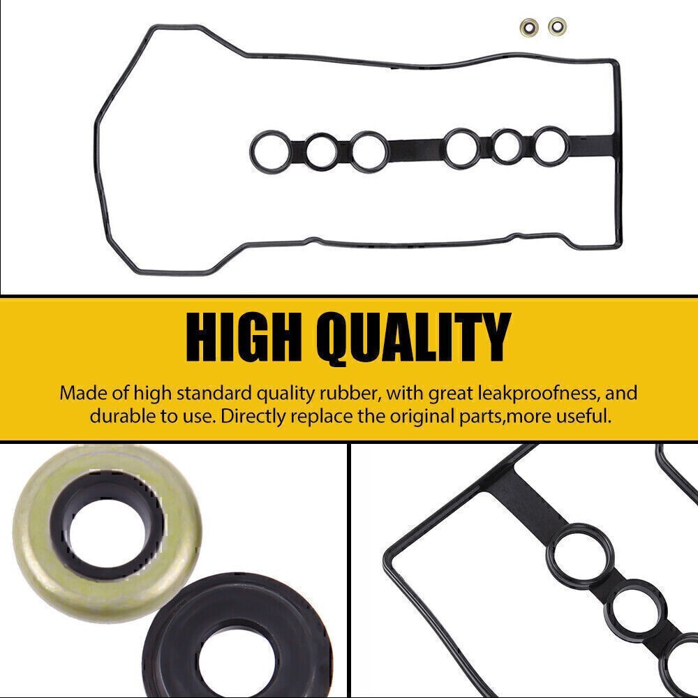Valve Cover Gasket Set w/Grommets Fit 00-08 Toyota Corolla 1.8 L4 DOHC #VS50542R