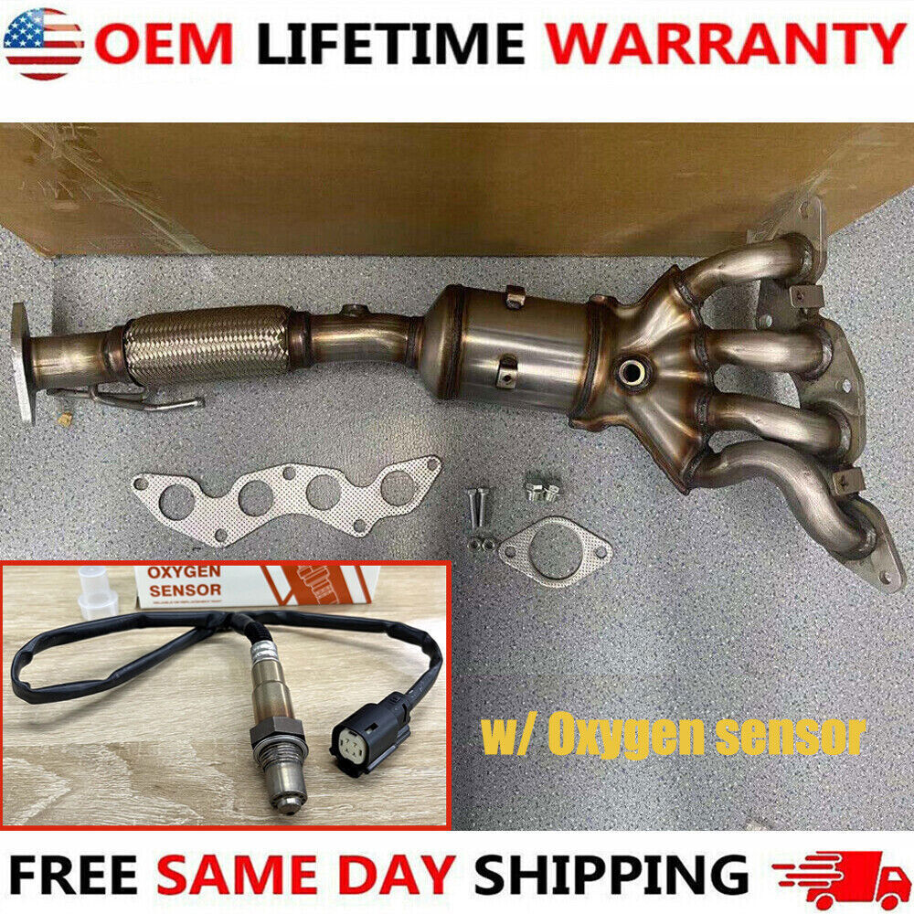 For Ford Focus 2012 -2018 2.0L Exhaust Manifold Catalytic Converter w/ O2 Sensor