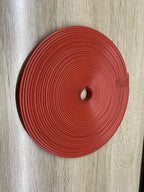 Car Wheel Hub Rim Trim Tire Ring Guard Rubber Strip Protector Sticker /26FT Red