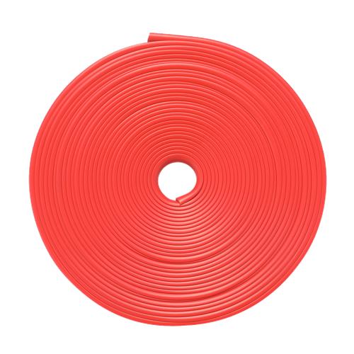 Car Wheel Hub Rim Trim Tire Ring Guard Rubber Strip Protector Sticker /26FT Red