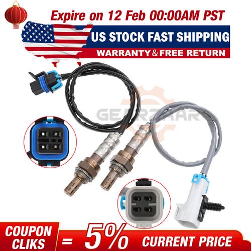2Pcs Oxygen Sensor O2 Upstream +Downstream For 2006-2011 Chevrolet HHR 2.2L NEW