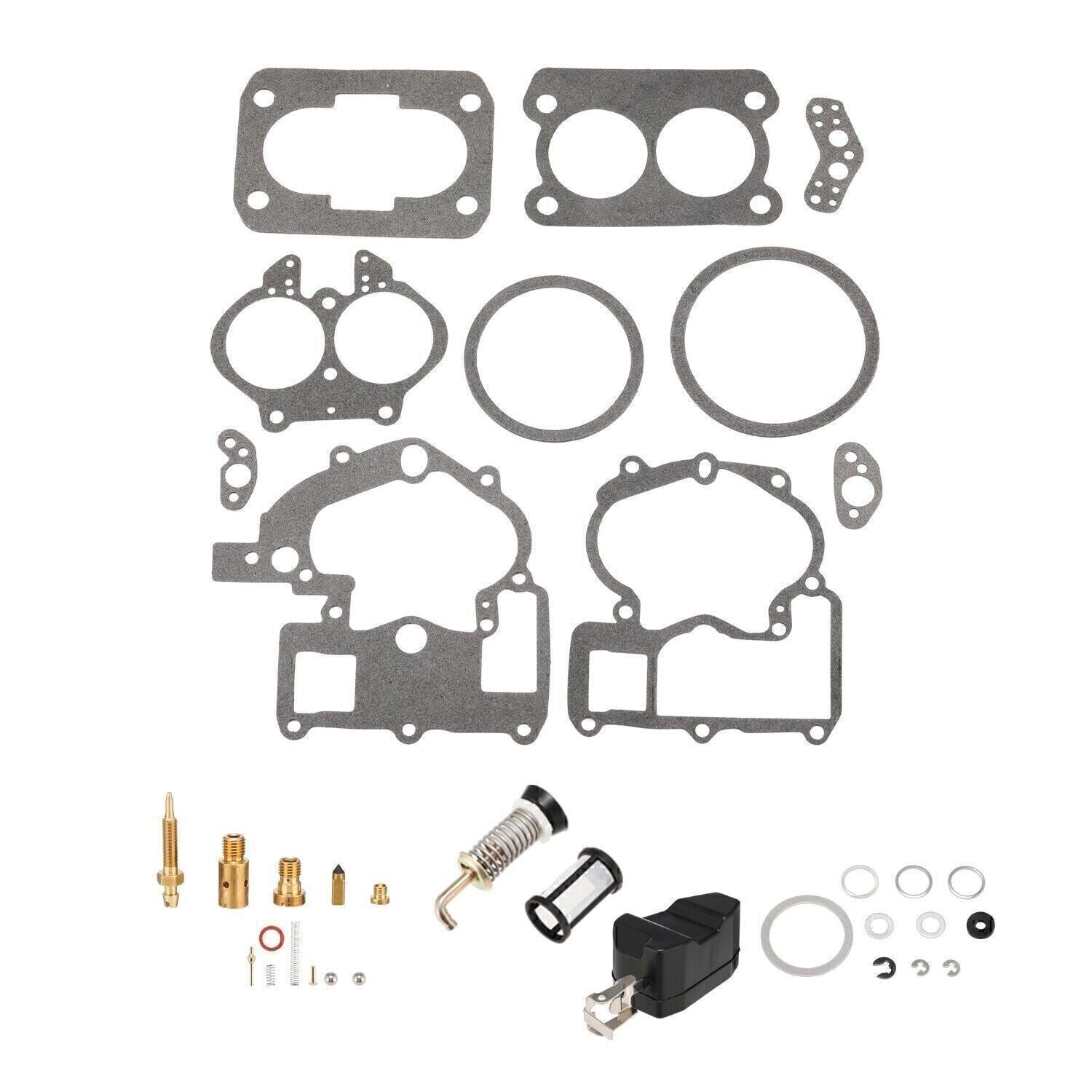 Carburetor Rebuild Kit For Mercruiser Marine 2 Barrel 3302-804844002 3.0 4.3 5.0