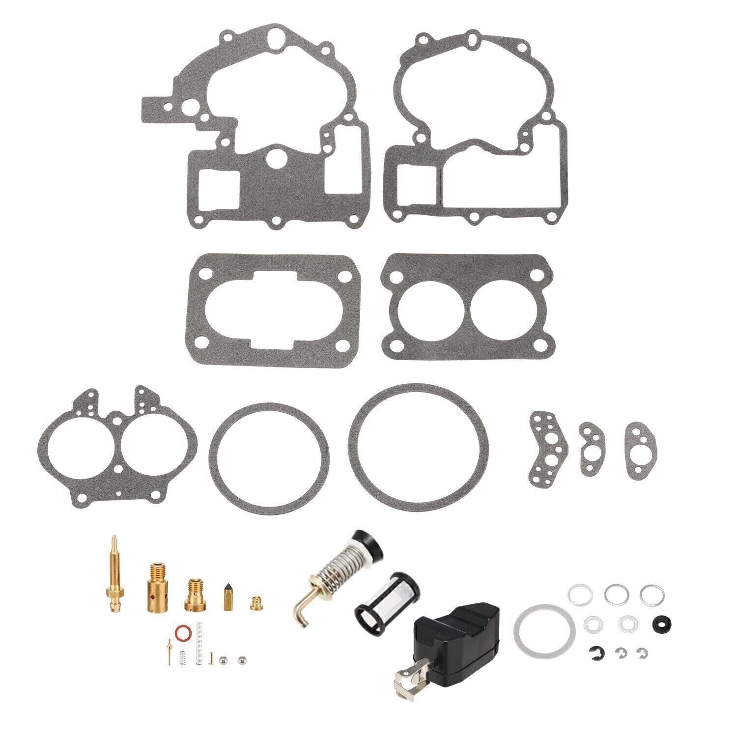 Carburetor Rebuild Kit For Mercruiser Marine 2 Barrel 3302-804844002 3.0 4.3 5.0