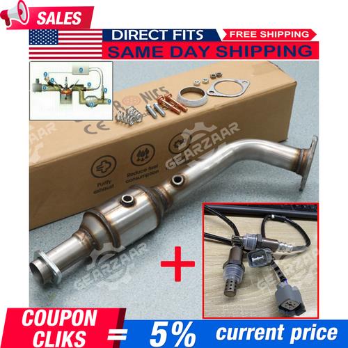 CATALYTIC CONVERTER KIT W/ O2 SENSORS FITS FOR HONDA ELEMENT 2.4L 2003-2011 USA