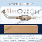 CATALYTIC CONVERTER KIT W/ O2 SENSORS FITS FOR HONDA ELEMENT 2.4L 2003-2011 USA