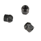 20PCS OPEN END LUG NUTS BULGE ACORN 1/2"X20 WHEEL NUT BLACK FINISH Fit for Ford