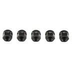 20PCS OPEN END LUG NUTS BULGE ACORN 1/2"X20 WHEEL NUT BLACK FINISH Fit for Ford