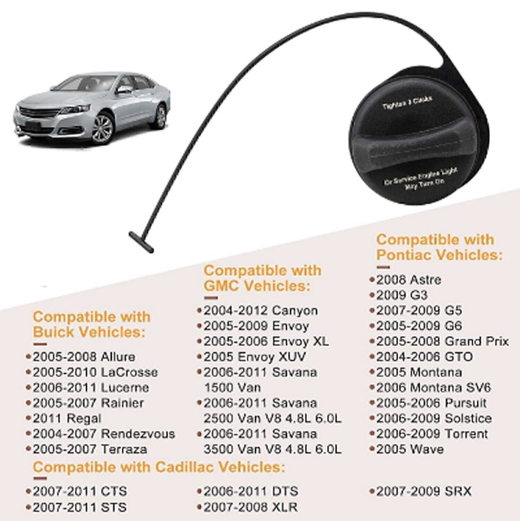 Fuel Tank GAS CAP For 2004-2012 CHEVROLET GMC Cadillac Buick Pontiac 95995094