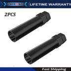 Black Socket Key Tool for 7 spline Lug Nuts | 19mm, 3/4", 21mm, 13/16" Hex 2pcs