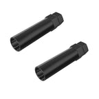 Black Socket Key Tool for 7 spline Lug Nuts | 19mm, 3/4", 21mm, 13/16" Hex 2pcs