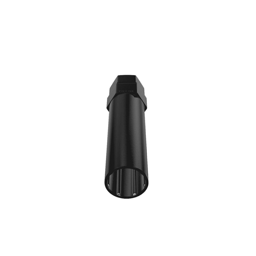 Black Socket Key Tool for 7 spline Lug Nuts | 19mm, 3/4", 21mm, 13/16" Hex 2pcs