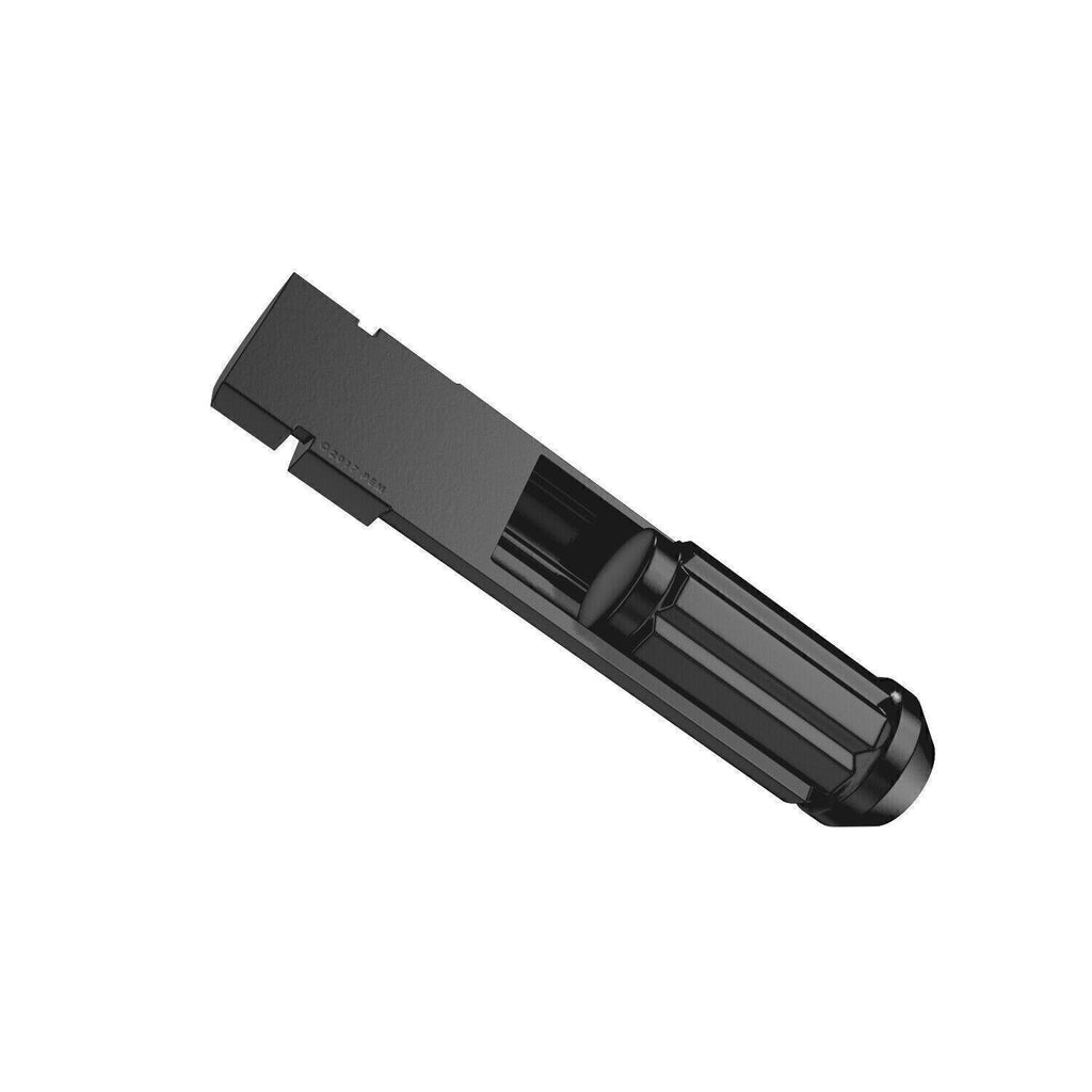 Black Socket Key Tool for 7 spline Lug Nuts | 19mm, 3/4", 21mm, 13/16" Hex 2pcs