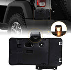 Rear License Plate Mounting Holder Bracket w/Light For 07-2017 Jeep Wrangler JK