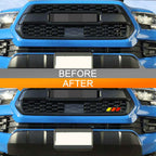 Tri-Color Grille Badge Emblem Car Accessories For Toyota Tacoma 4Runner Tundra