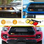 Tri-Color Grille Badge Emblem Car Accessories For Toyota Tacoma 4Runner Tundra