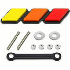 Tri-Color Grille Badge Emblem Car Accessories For Toyota Tacoma 4Runner Tundra