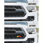 Tri-Color Grille Badge Emblem Car Accessories For Toyota Tacoma 4Runner Tundra