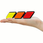 Tri-Color Grille Badge Emblem Car Accessories For Toyota Tacoma 4Runner Tundra