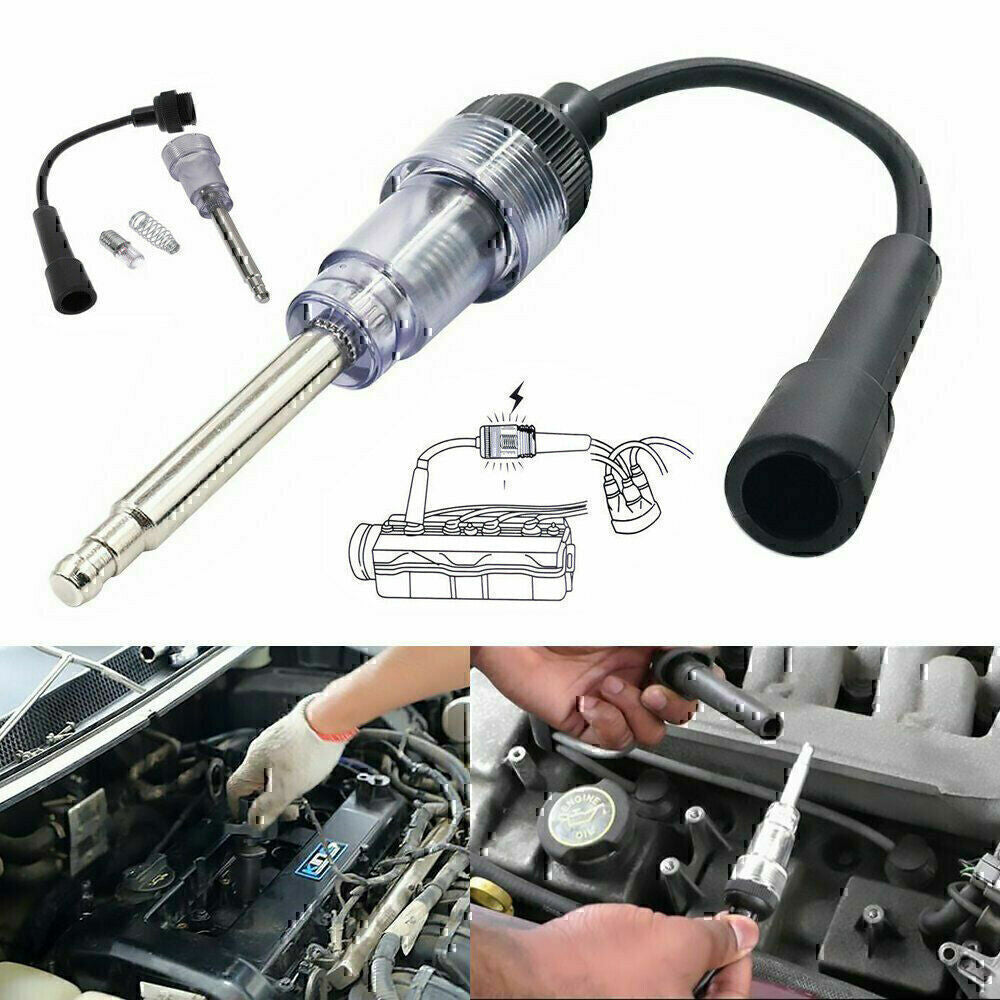 SPARK PLUG TESTER Ignition System Coil Engine In Line Auto Diagnostic Test Tool/