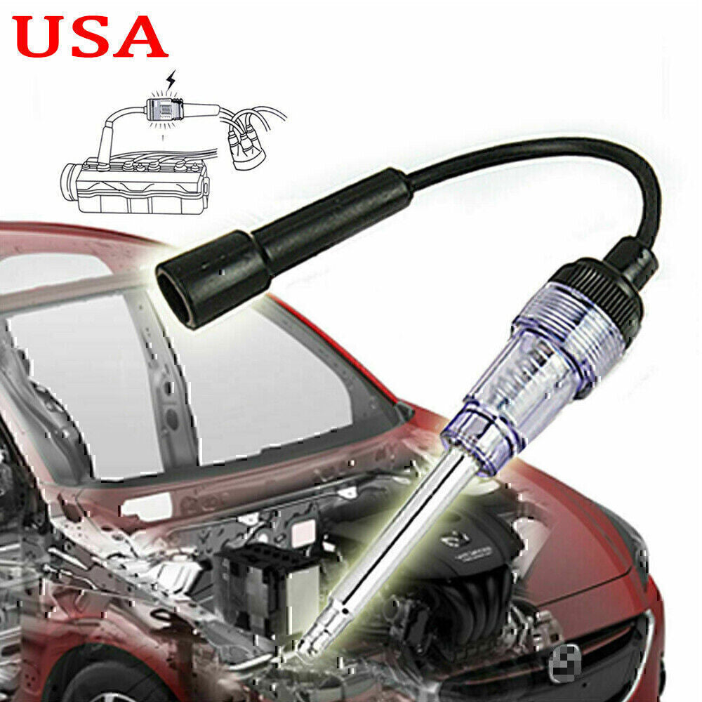 SPARK PLUG TESTER Ignition System Coil Engine In Line Auto Diagnostic Test Tool/