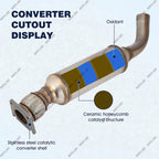 Catalytic Converter w/O2 Sensor For Dodge Grand Caravan 3.3L 3.8L 2008 2009 2010