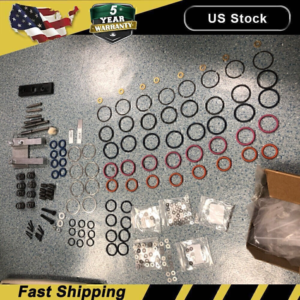 For 7.3L PowerStroke Injector Rebuild Kit w/vice clamp & tools & springs, 94-03
