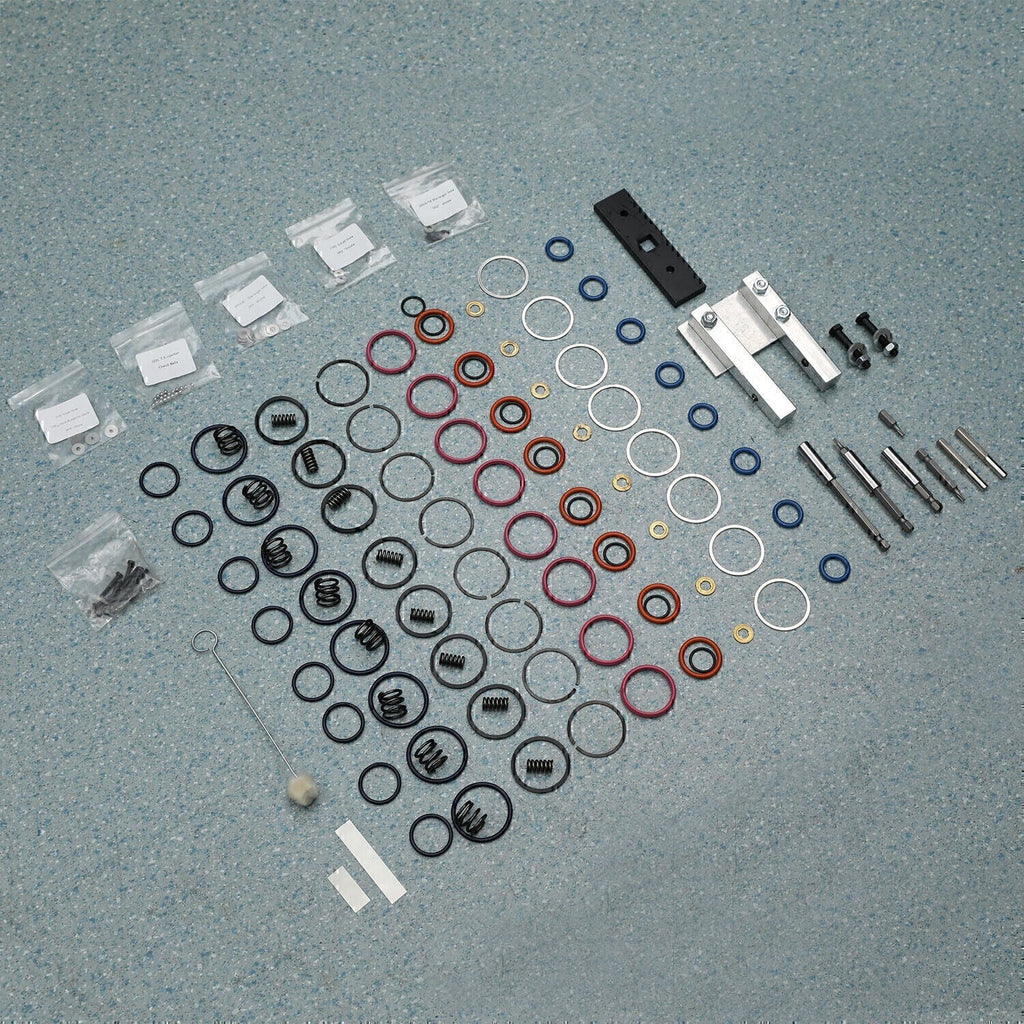 For 7.3L PowerStroke Injector Rebuild Kit w/vice clamp & tools & springs, 94-03