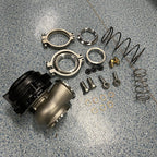 44mm External Wastegate For Tial MVR V-Band Flange Turbo 14PSI Spring Black