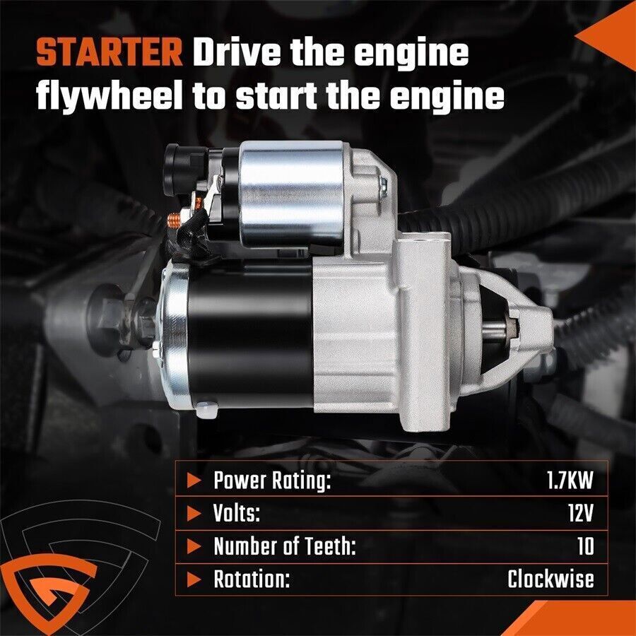 Starter Fit For Chevrolet Silverado 1500 4.3 5.3L 6.2L 14-16 M000T24072 12655055