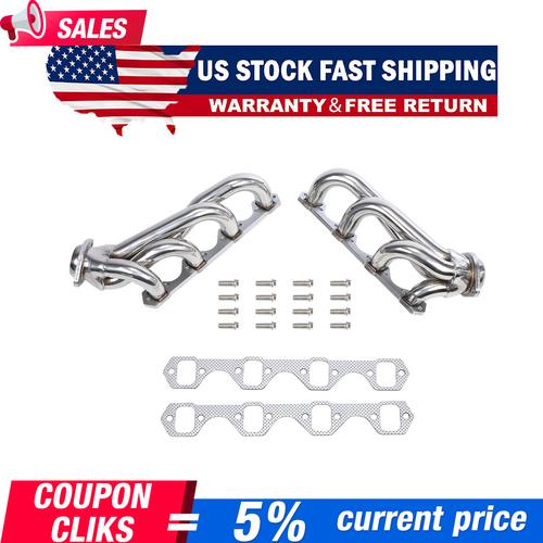 For 1979-1993 Mustang 5.0 V8 GT/LX/SVT Stainless Steel Exhaust Manifold Headers
