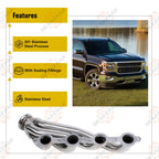 Truck Headers For 60-86 C-10 LS Chevy GMC LS1 LS2 LS3 LS6 LS9 (Conversion Swap)