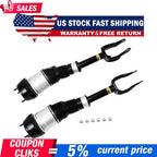 Pair Front Air Suspension Shock Struts w/ADS For Mercedes W166 X166 GL450 GLS550
