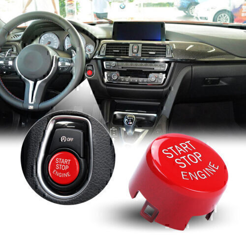 Red Engine Start Stop Push Button Cover Trim For BMW,F20 F23 F30 F32 F10 F12 F48
