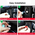 Red Engine Start Stop Push Button Cover Trim For BMW,F20 F23 F30 F32 F10 F12 F48