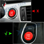 Red Engine Start Stop Push Button Cover Trim For BMW,F20 F23 F30 F32 F10 F12 F48
