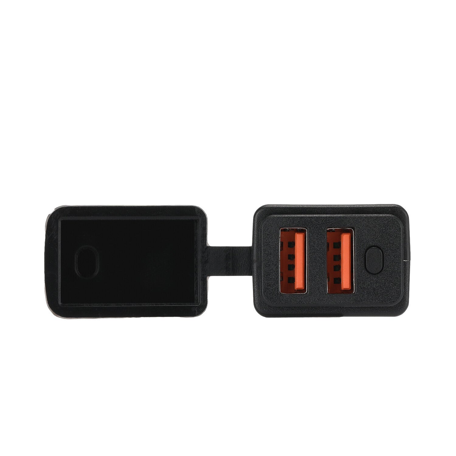 Motorcycle Dual USB Charger SAE -USB Cable Adapter Voltmeter for CellPhone GPS