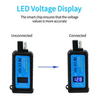 Motorcycle Dual USB Charger SAE -USB Cable Adapter Voltmeter for CellPhone GPS